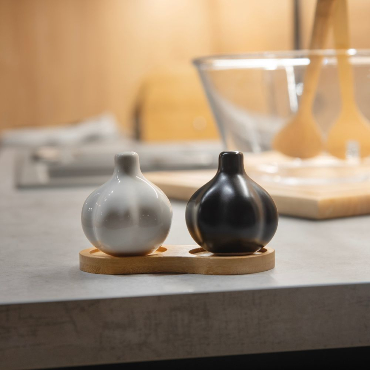 Komplet przyprawników z bambusem BONA RAVI